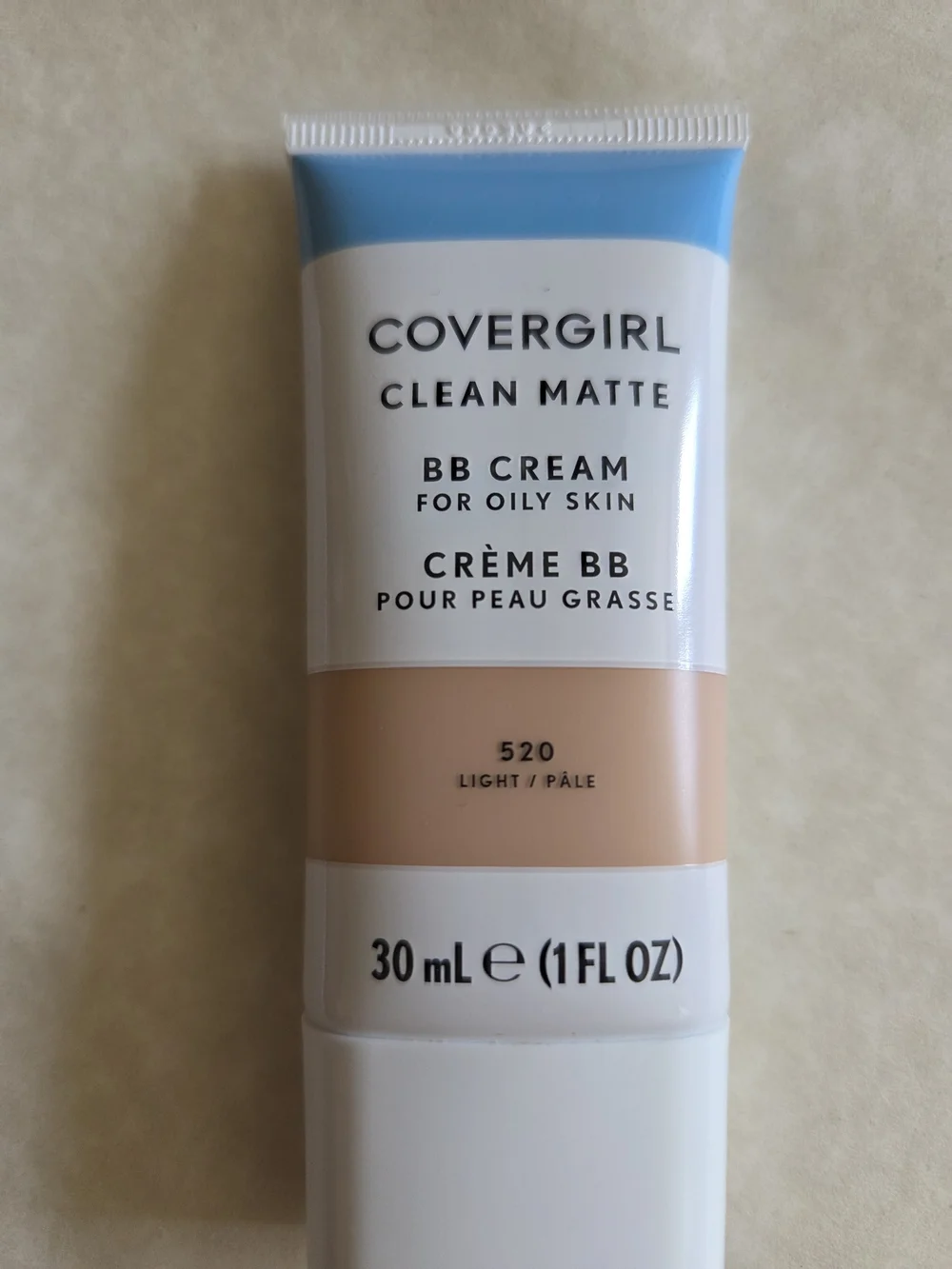 COVERGIRL Clean Matte BB Cream for Oily Skin - Light 520, 1 fl oz, Oil-Free NEW